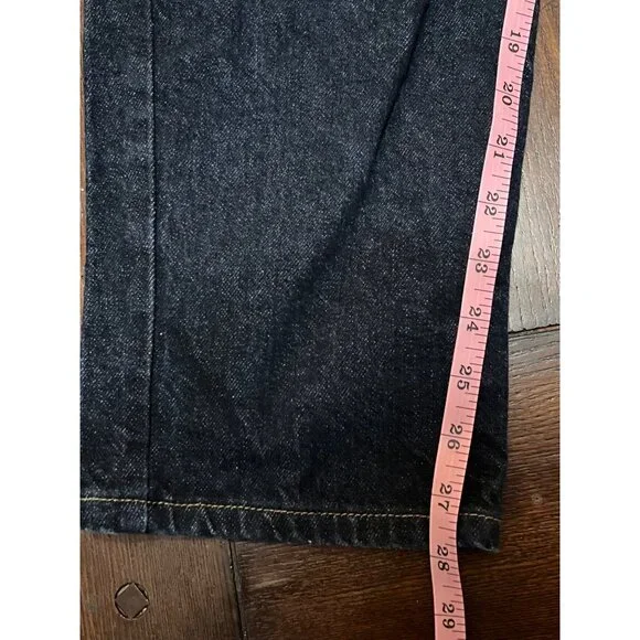 L.L.Bean Womens Jeans Dark Wash Straight Leg Comfort Waist High Rise Classic 4 - Picture 8 of 8